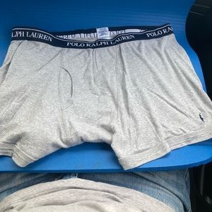 Polo Ralph Lauren boxer briefs gray mens 2XL excellent condition